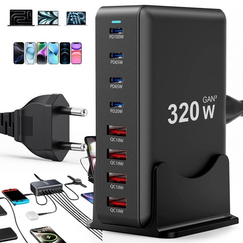 320w usb ladegerät - ladegerät, mehrfach