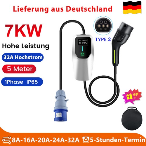 7kw ladegerät mobile - ev,