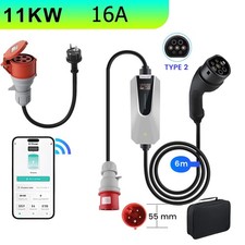 11KW 16A 6m Typ 2 Mobile
